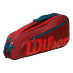 Bolsas De Tenis Wilson JUNIOR RACKETBAG Red/Infrared